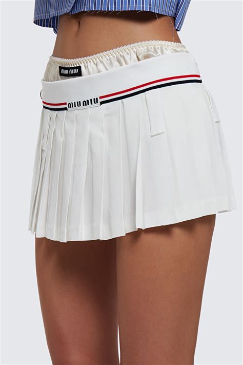 mini miu miu skirt|miumiu pencil skirt.